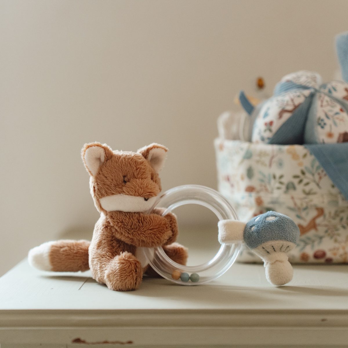 LD8914 - Ratte ring Fox - Forest Friends (2) Little Dutch: grzechotka Lisek Forest Friends - obrazek 2