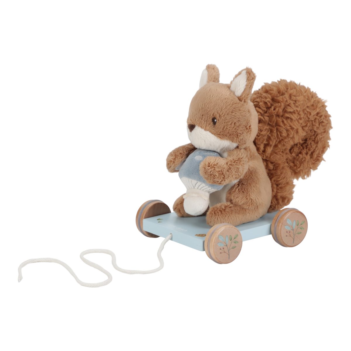 Little Dutch: wiewiórka z kółeczkami do ciągnięcia Forest Friends - obrazek 1