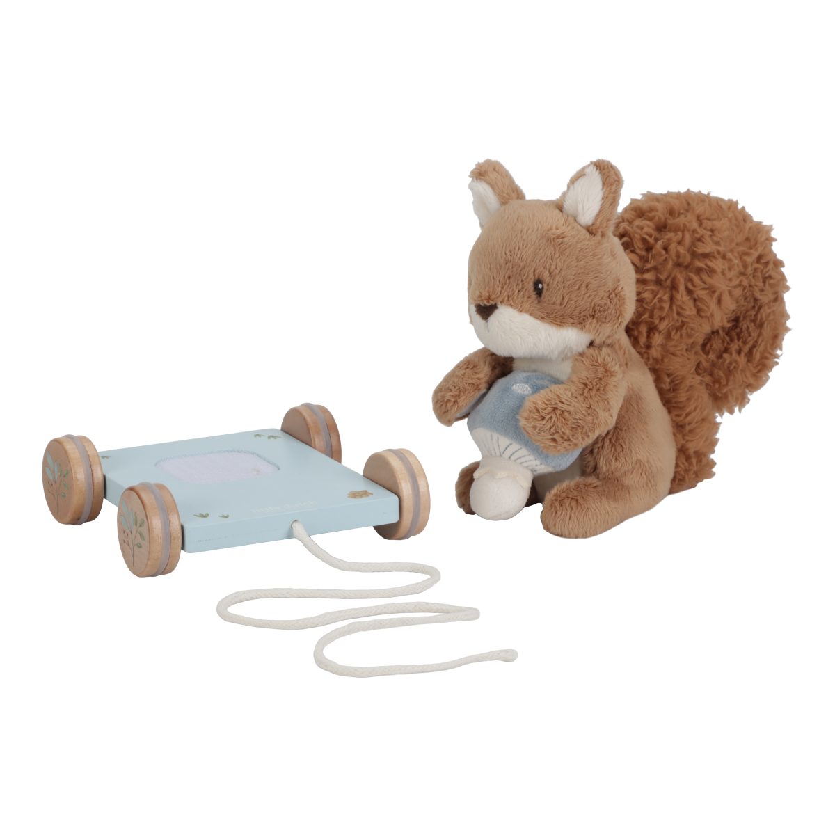 LD8920 - Product - Pull-along Squirrel - Forest Friends (4) Little Dutch: wiewiórka z kółeczkami do ciągnięcia Forest Friends - obrazek 2
