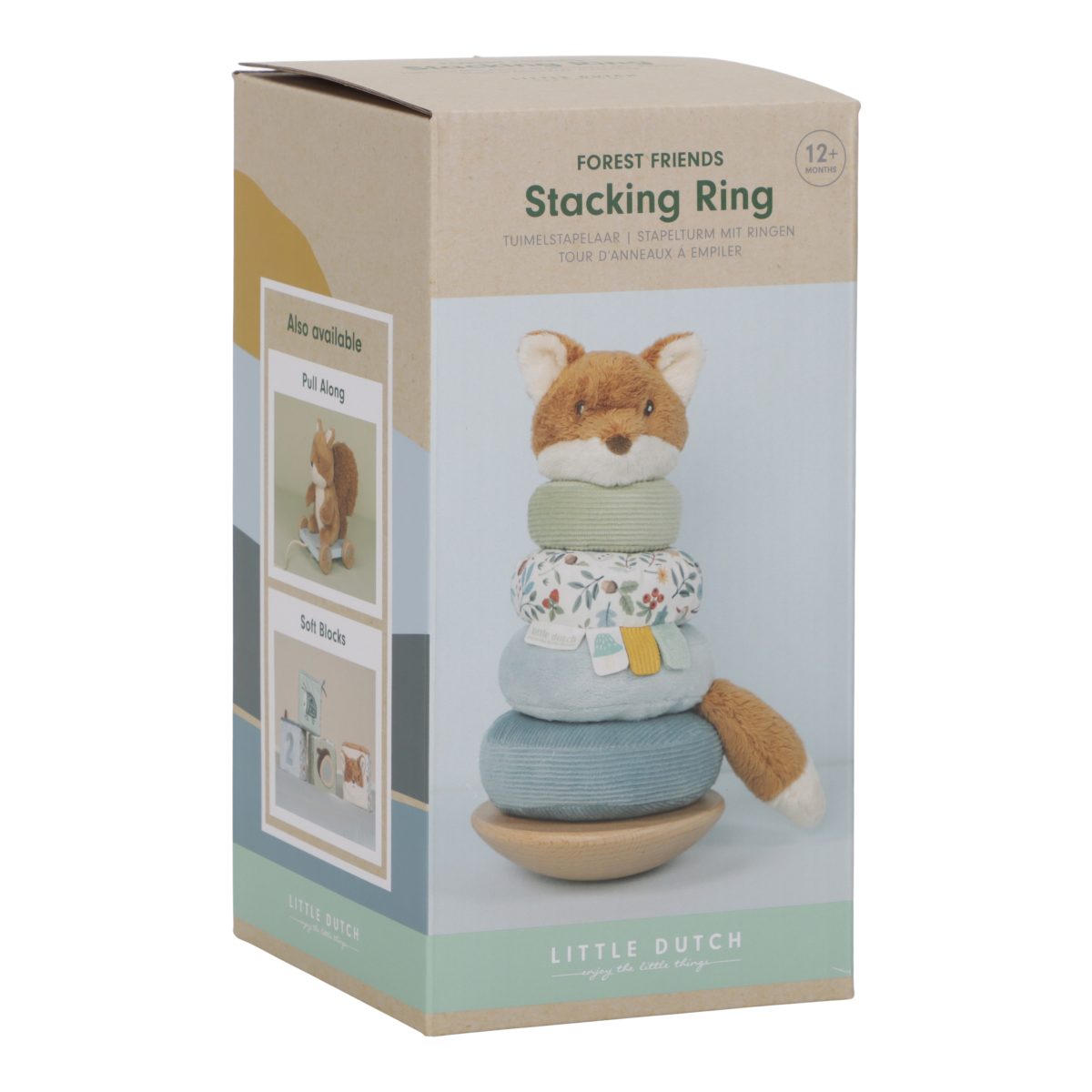 LD8922 - Product - Rocking ring stacker - Forest Friends (3) Little Dutch: piramida do układania lisek Forest Friends - obrazek 4