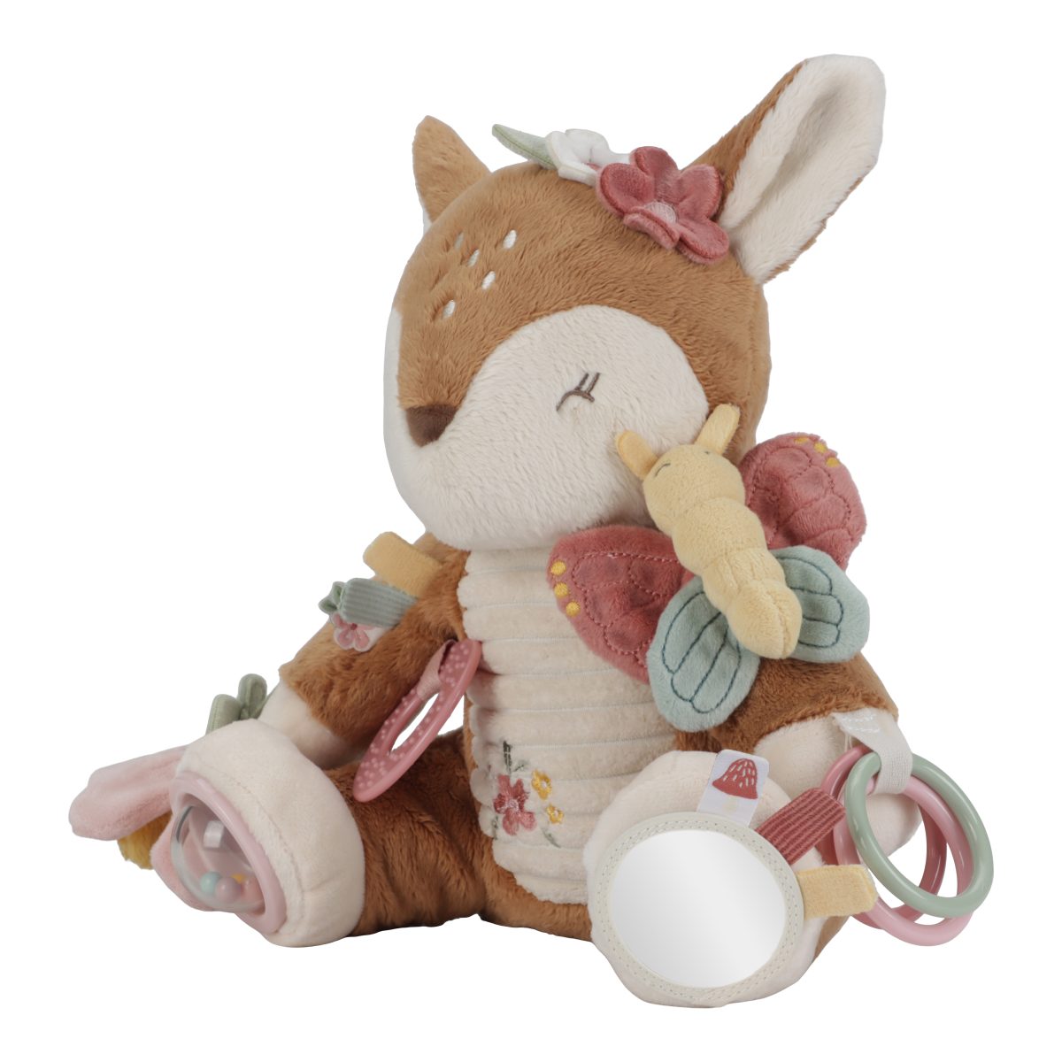 LD9018 - Product - Activity Deer – Fairy Garden (2) Little Dutch: przytulanka aktywizująca Sarenka Fairy Garden - obrazek 3