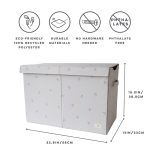 3 Sprouts Pudełko Zamykane Recycled Blueberry Taupe - obrazek 4