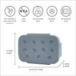 3 Sprouts Lunchbox Bento Blueberry Blue - obrazek 3