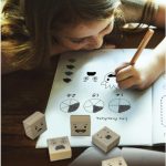 CREA LIGN: Drewniane stempelki Emocje - obrazek 2