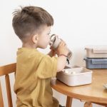 3 Sprouts Bidon dla Dziecka 350ml Recycled Taupe - obrazek 3