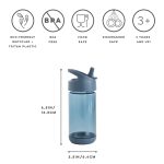 3 Sprouts Bidon dla Dziecka 350ml Recycled Blue - obrazek 4