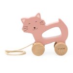 Trixie: KOT - Drewniana zabawka do ciągnięcia