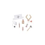 Jabadabado: Drewniany zestaw lekarski różowy - obrazek 3