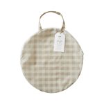 3 Sprouts Namiot dla Dzieci Recycled Gingham Beige - obrazek 3
