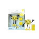 Glo Pals: postać do kąpieli Alex - zestaw z dwiema kostkami sensorycznymi świecącymi w wodzie