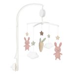 Jabadabado: Karuzela pozytywka z uchwytem różowy królik