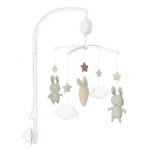 Jabadabado: Karuzela pozytywka z uchwytem zielony królik