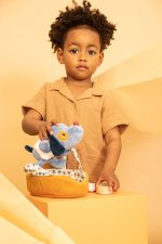 Lilliputiens Przytulanka piesek Jules z koszyczkiem i akcesoriami 12 m+ - obrazek 3