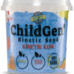 ChildGen: Piasek kinetyczny, 100% naturalny, 500g, kolor NIEBIESKI