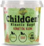 ChildGen: Piasek kinetyczny, 100% naturalny, 500g, kolor ZIELONY