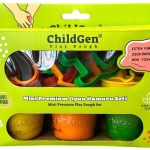 ChildGen: Zestaw kreatywny MAŁY ARTYSTA, 100% naturalna ciastolina i akcesoria