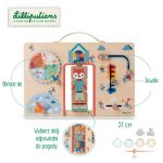 Lilliputiens tablica manipulacyjna "Ubranie na każdą pogodę" Lisiczka Alice 2+ - obrazek 3