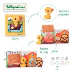 Lilliputiens Książeczka aktywizująca z mini-przytulanką Kaczorek Gaspard 18 m+ - obrazek 8
