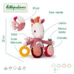 Lilliputiens Przytulanka aktywizująca wielofunkcyjna Jednorożec Lena 9 m+ - obrazek 3