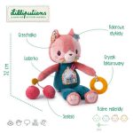 Lilliputiens Przytulanka aktywizująca wielofunkcyjna Kotka Jeanne 9 m+ - obrazek 6