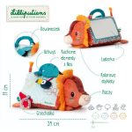 Lilliputiens Wielofunkcyjny trójkąt z lusterkiem Lew Jack 3 m+ - obrazek 6