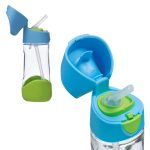 b.box: Zestaw Lunchbox + Butelka tritanowa ze słomką 450 ml, Ocean Breeze - obrazek 3