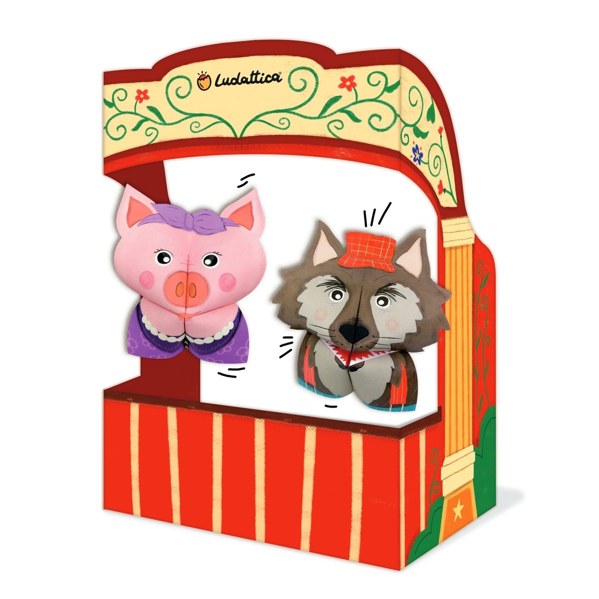 LUDATTICA: MY STORY ORIGAMI – „Trzy małe świnki” – TEATRZYK DIY - obrazek 2