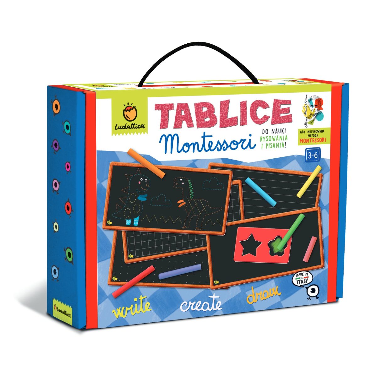 LUDATTICA: WALIZECZKA edukacyjna Montessori – TABLICE Montessori - obrazek 1