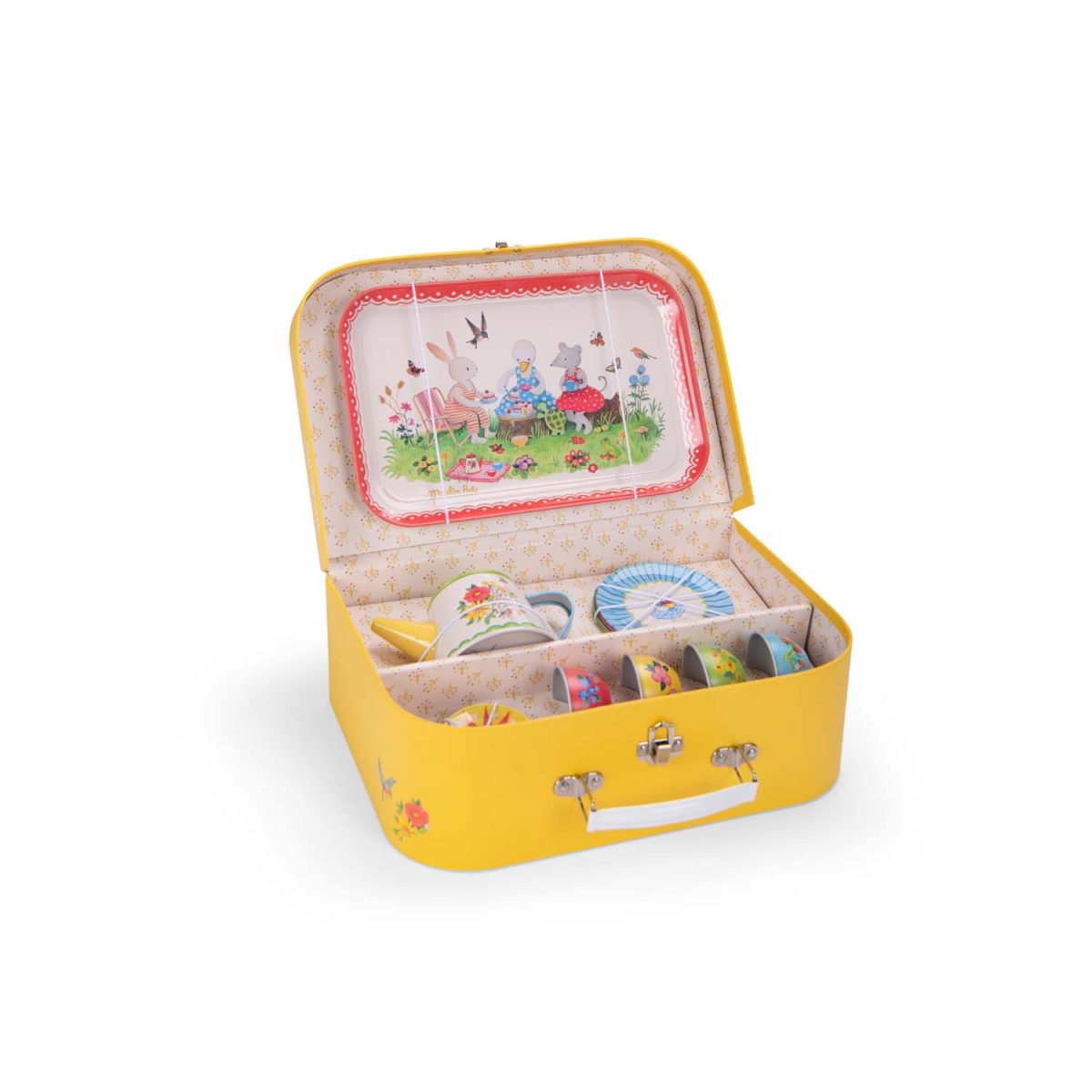 Moulin Roty: Zestaw herbaciany w walizce LA GRANDE FAMILLE - obrazek 1