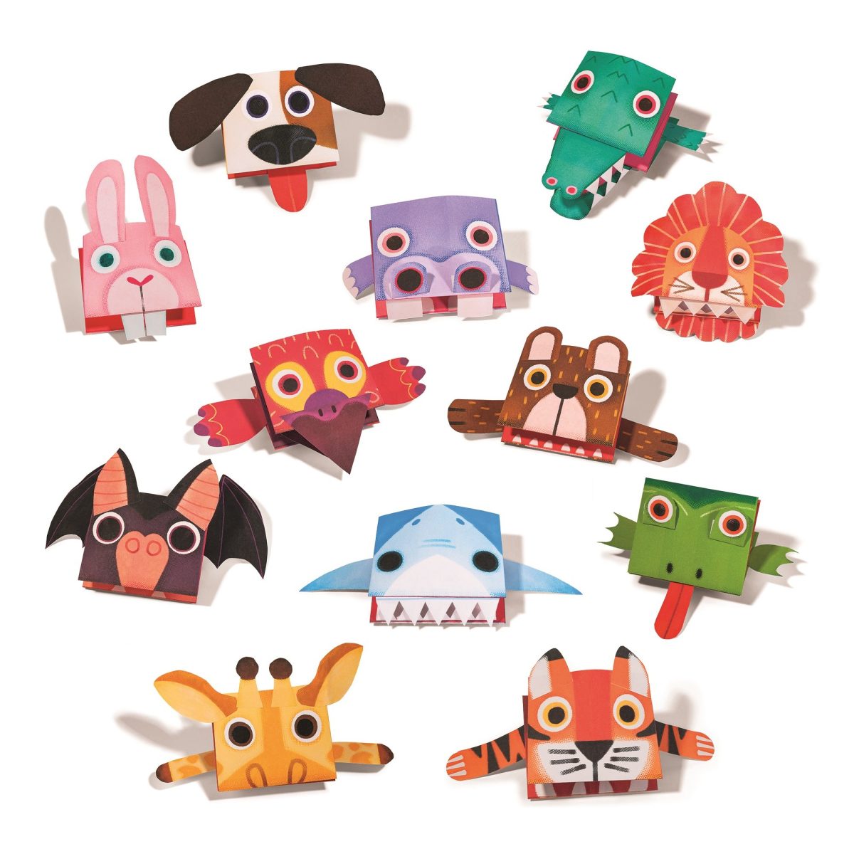 LUDATTICA: zestaw kreatywny ORIGAMI ZWIERZĄTKA – wersja dla najmłodszych - obrazek 2