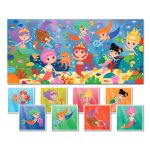 Ludattica: DWUSTRONNE puzzle dla najmłodszych – SYRENKI / Baby puzzle - obrazek 2