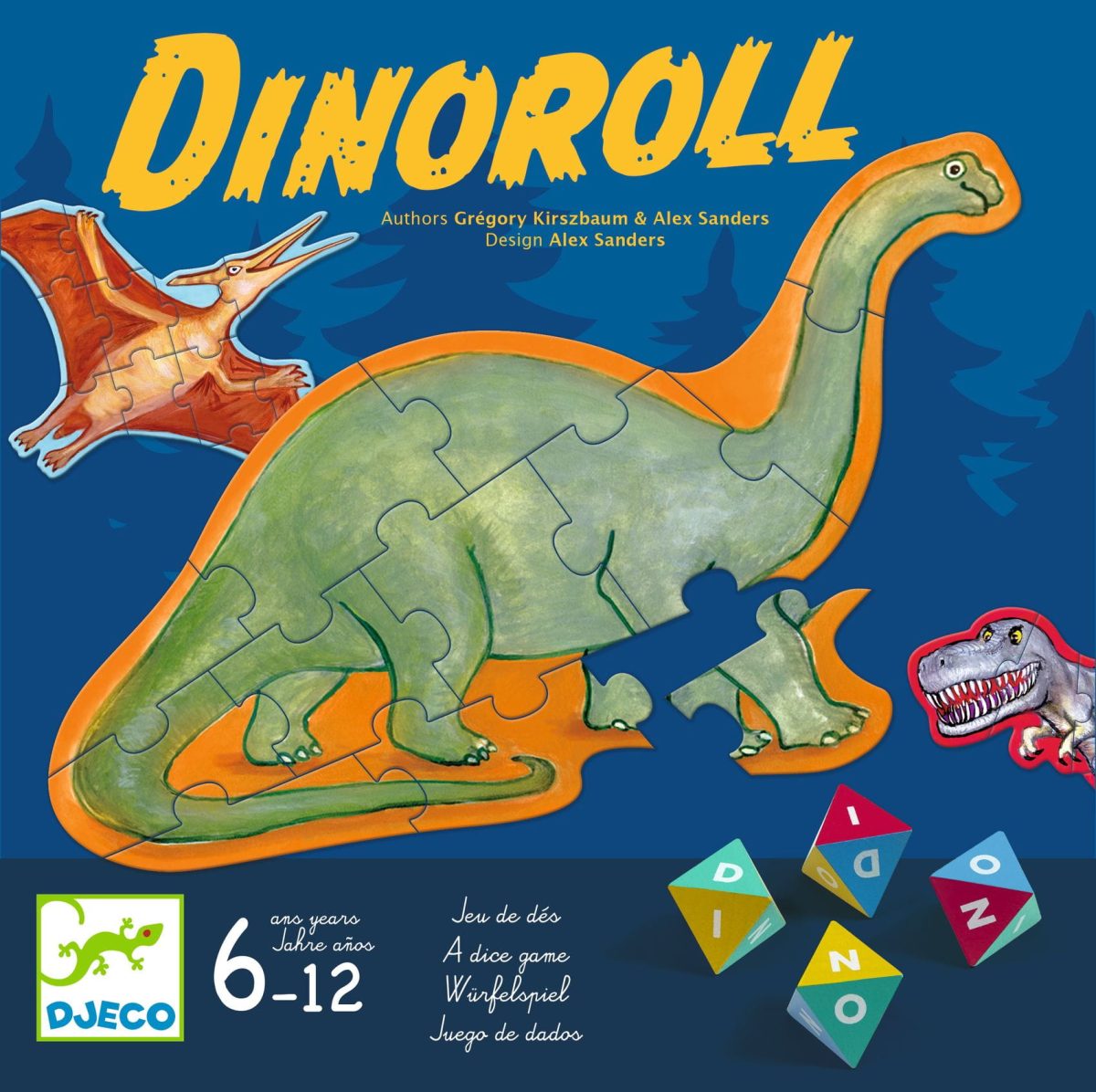 DJ00822-B-RVB Djeco: Gra zręcznościowa DINOROLL 6+ - obrazek 3