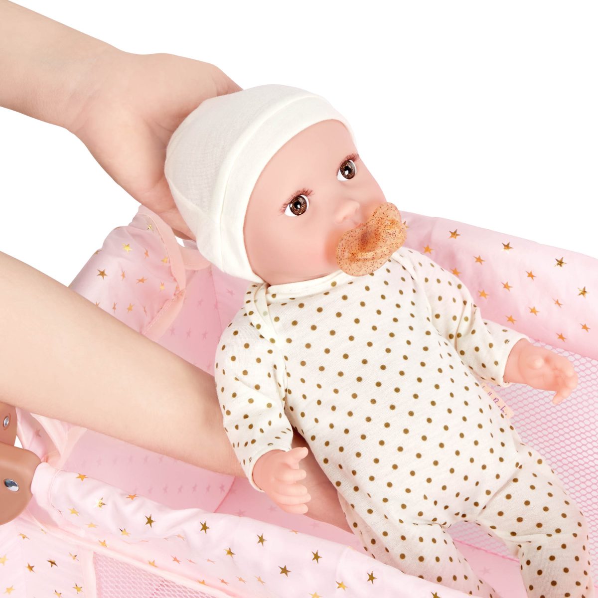 LBY7619-LBY7628_DP_D LullaBaby: Kojec / ŁÓŻECZKO dla lalki NIEMOWLAKA - obrazek 5