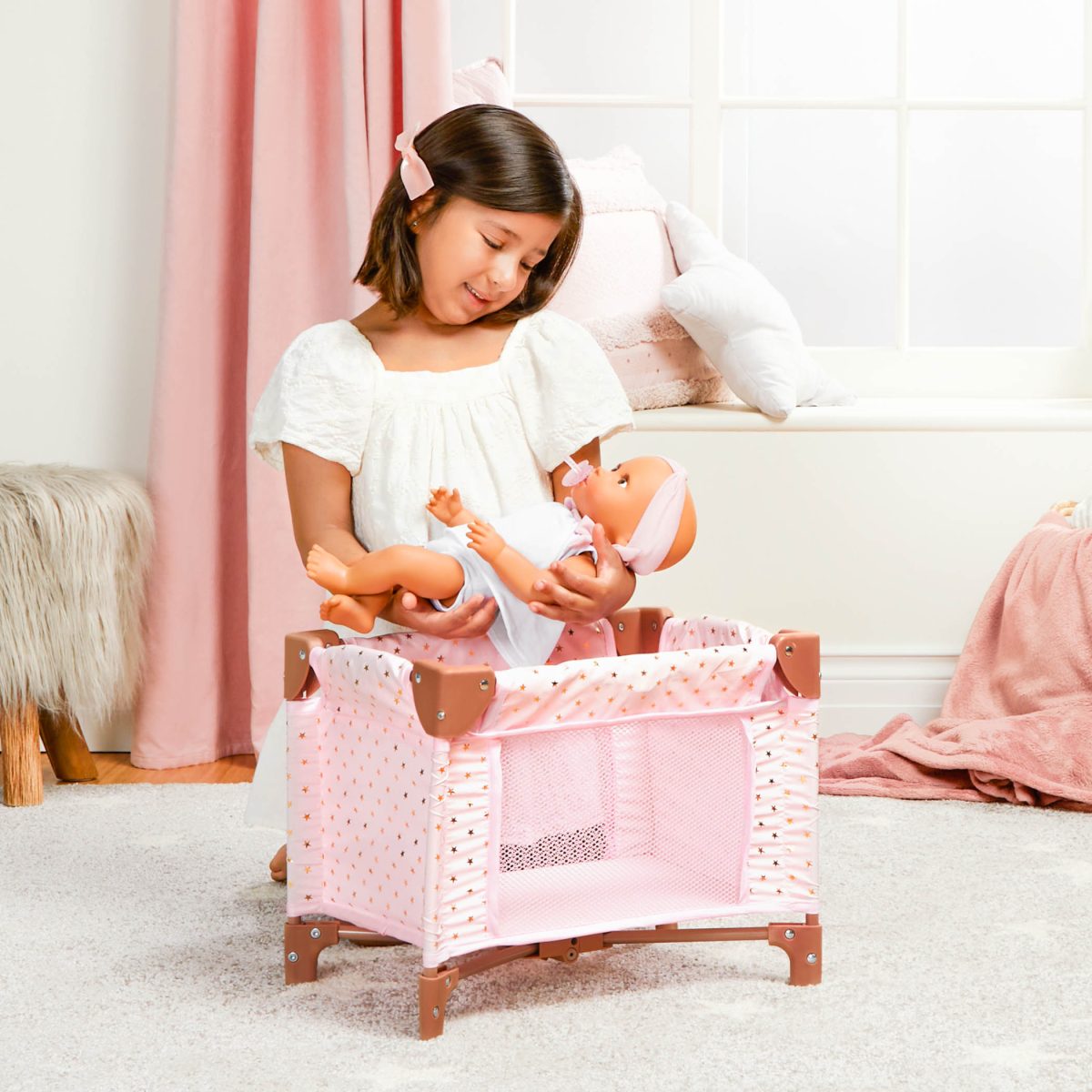 LBY7619-LBY7628_LS_A1 LullaBaby: Kojec / ŁÓŻECZKO dla lalki NIEMOWLAKA - obrazek 3