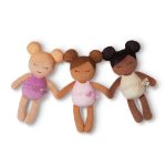 LullaBaby: Laleczki do kąpieli, TRIO z koszykiem, BATH DOLLS - obrazek 8