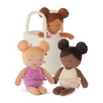 LullaBaby: Laleczki do kąpieli, TRIO z koszykiem, BATH DOLLS