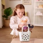 LullaBaby: Laleczki do kąpieli, TRIO z koszykiem, BATH DOLLS - obrazek 7