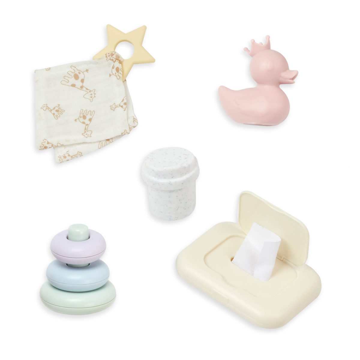 LBY7705_DP_F LullaBaby: Kojec / ŁÓŻECZKO dla lalki, z akcesoriami - obrazek 5