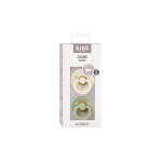 BIBS: smoczek uspokajający kauczuk Hevea 2-pack SAGE & IVORY M - obrazek 2