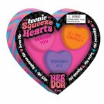 Schylling: gniotki sensoryczne 3 serduszka / NeeDoh Squeeze Heart - obrazek 2