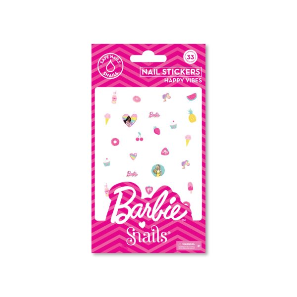 Snails: Naklejki na paznokcie dla dzieci Barbie Snails - Happy Vibes