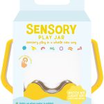 Glo Pals, Słoik sensoryczny do napełnienia wodą, kolor żółty