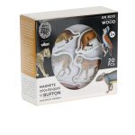 Vilac: Magnesy zoologiczne drewniane 20 szt. - obrazek 3