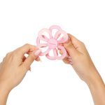 BabyOno: Gryzak silikonowy FLOWER różowy - obrazek 3