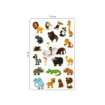 Maildor: Naklejki 3D wypukłe Dzikie Zwierzęta - obrazek 2