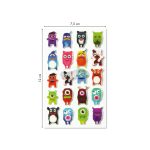 Maildor: Naklejki 3D wypukłe Urocze Potwory - obrazek 2