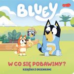 Bluey. W co się pobawimy? Książka z okienkami / HarperKids