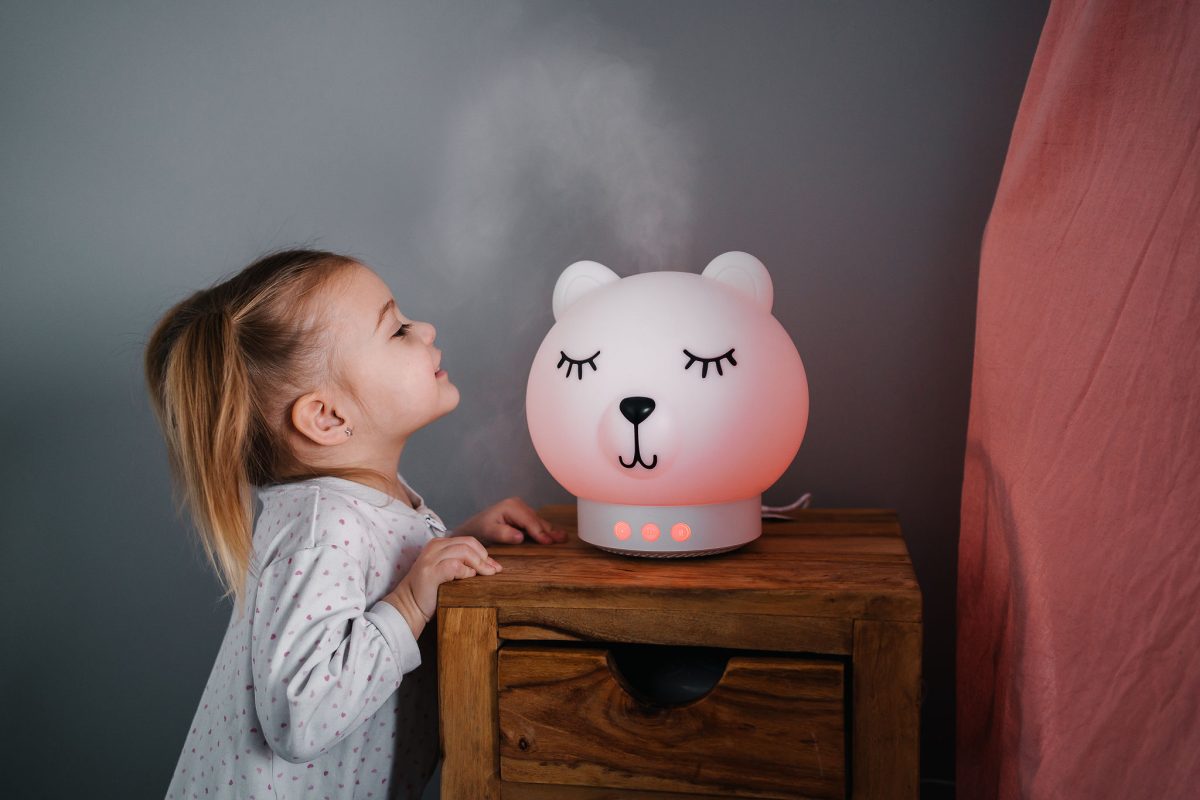 Baby Dream Machine szumiąca lampka nocna z nawilżaczem powietrza - obrazek 3