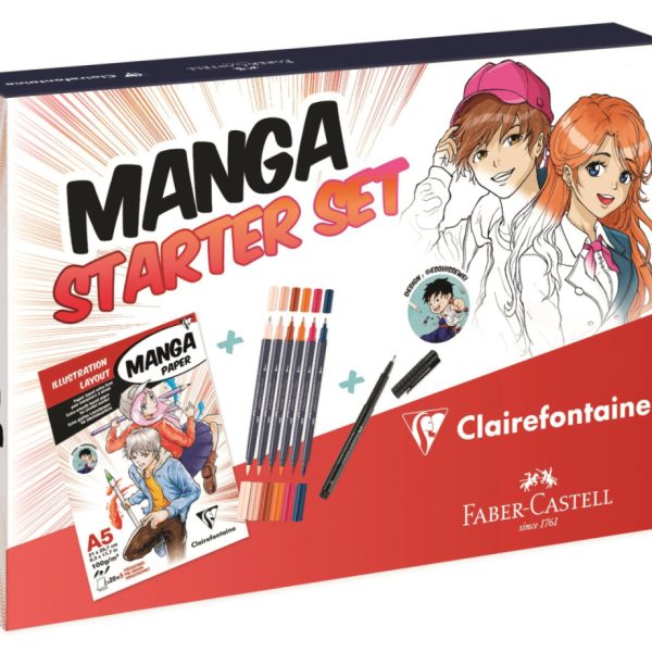 Clairefontaine: Zestaw startowy Manga Faber-Castell