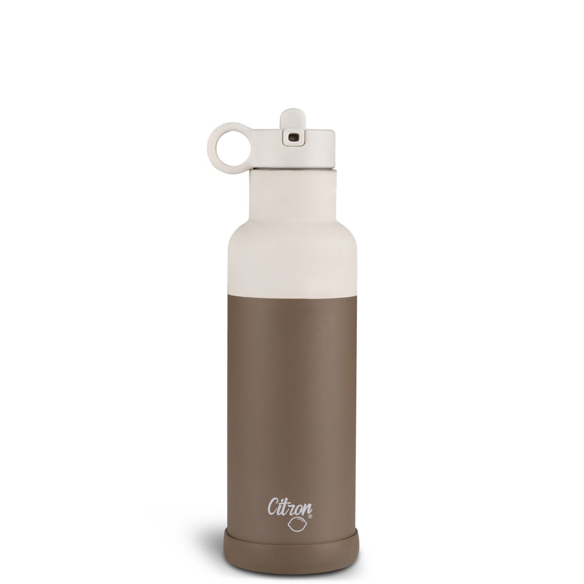 Citron: Butelka Termiczna ze Stali Nierdzewnej 500ml - Brown - obrazek 1